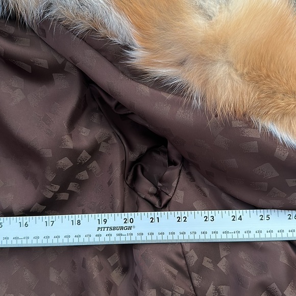 Genuine Natural Red Fox Fur Jacket - NWT - Picture 14 of 17